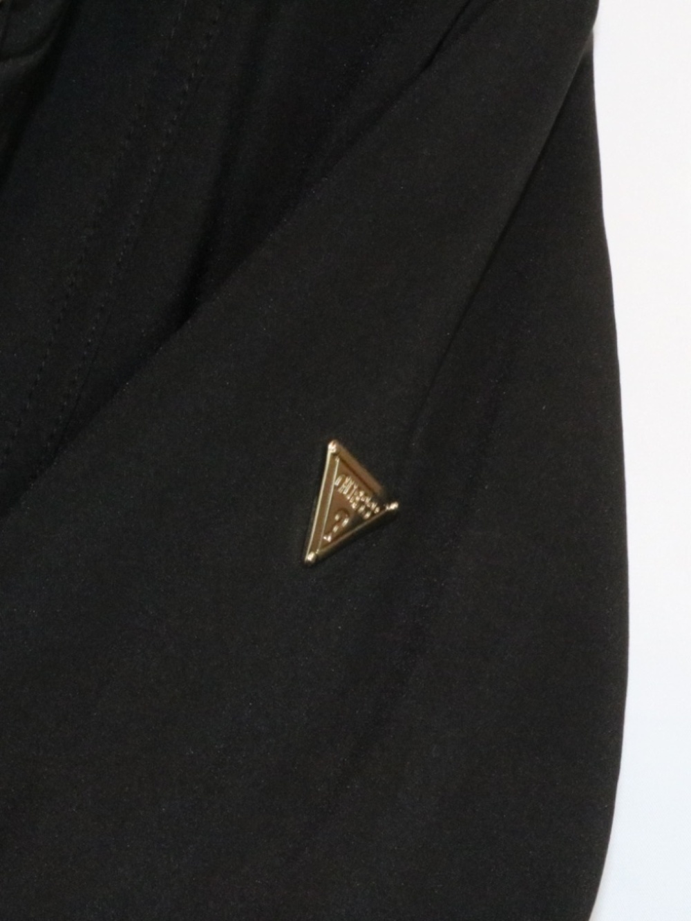 GUESS Women's Softshell Coat with Hood - Large Logoed ,Black. Ex. Condition! - Picture 7 of 11